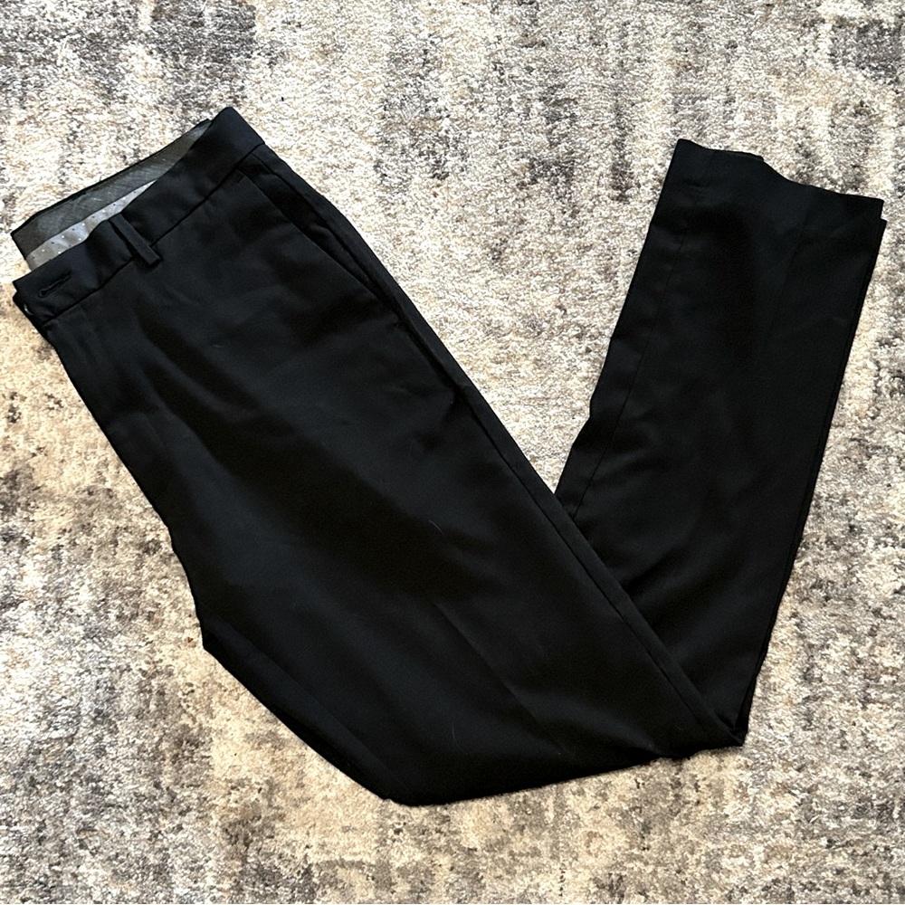 J. Ferrar / Slim Modern Fit Black Dress Pants 32x32